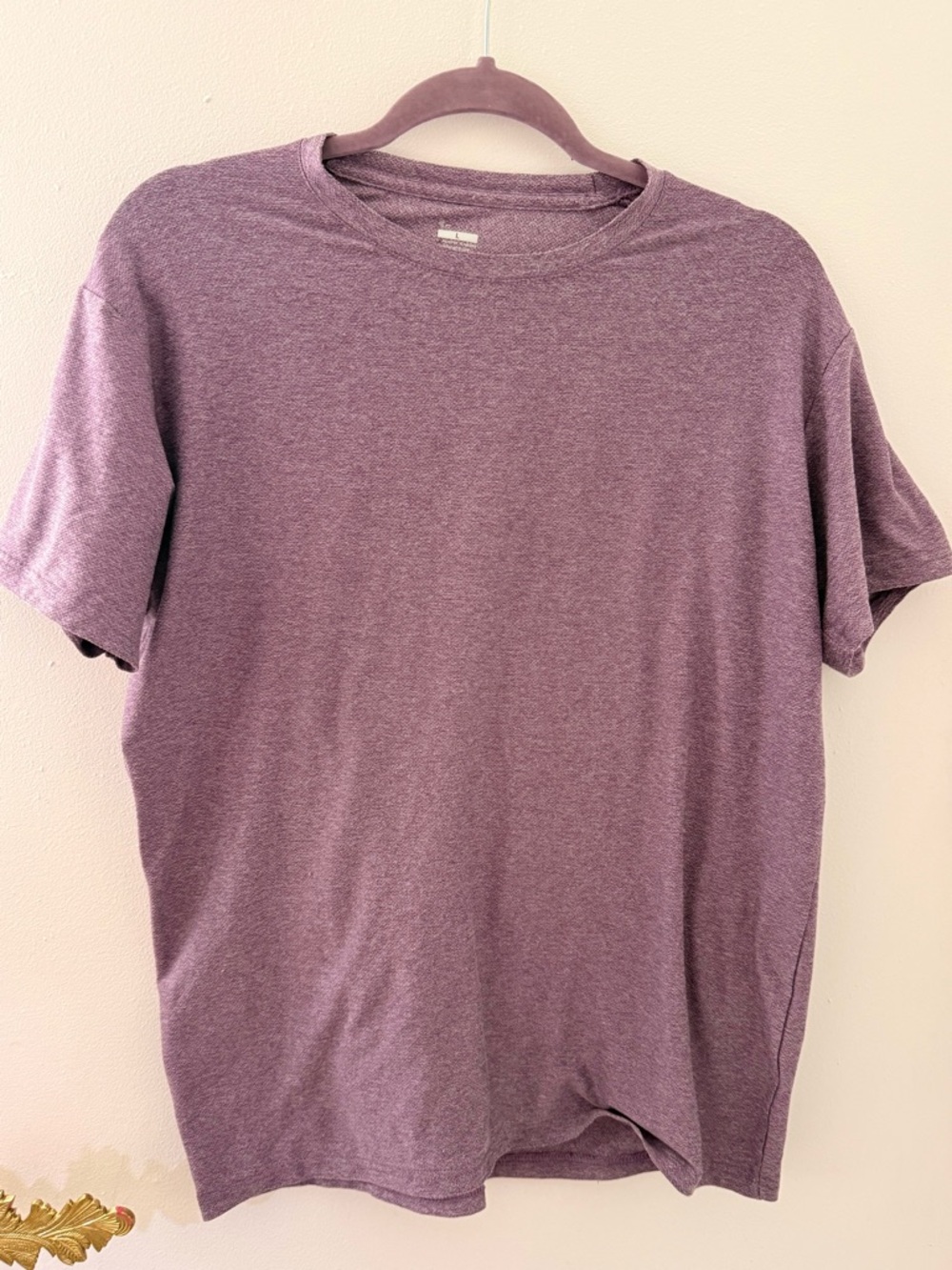 Spyder Men's Heather Plum Short Sleeve Tee
